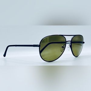 Vintage Accuflex 102 Gold Oval Sunglasses Frames Only